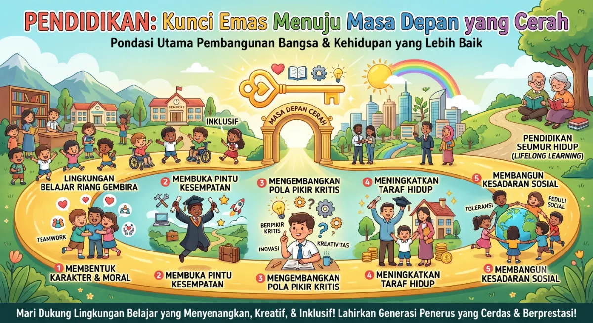 Pendidikan: Kunci Emas Menuju Masa Depan yang Cerah